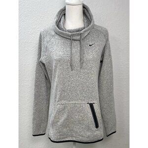 NIKE Womens MEDIUM Gray Hypernatural Therma Fit HOODIE Sweatshirt 548808-063 EUC